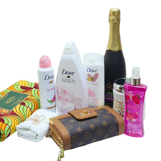 Wine_Handbag_Dove_Bath_Gel_and_Soap_Mug_GTP_Cloth_and_Body_Splash_Gift_Set